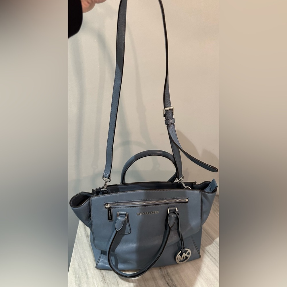 Michael Kors Medium Selma Satchel - Rare Slate Blue - Picture 4 of 16